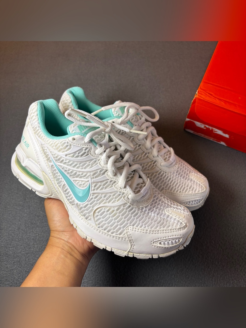 Nike Air Max Torch 4 Women's Running Shoes White Turquoise size US 7